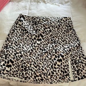 Princess Polly Mini Cheetah print skirt